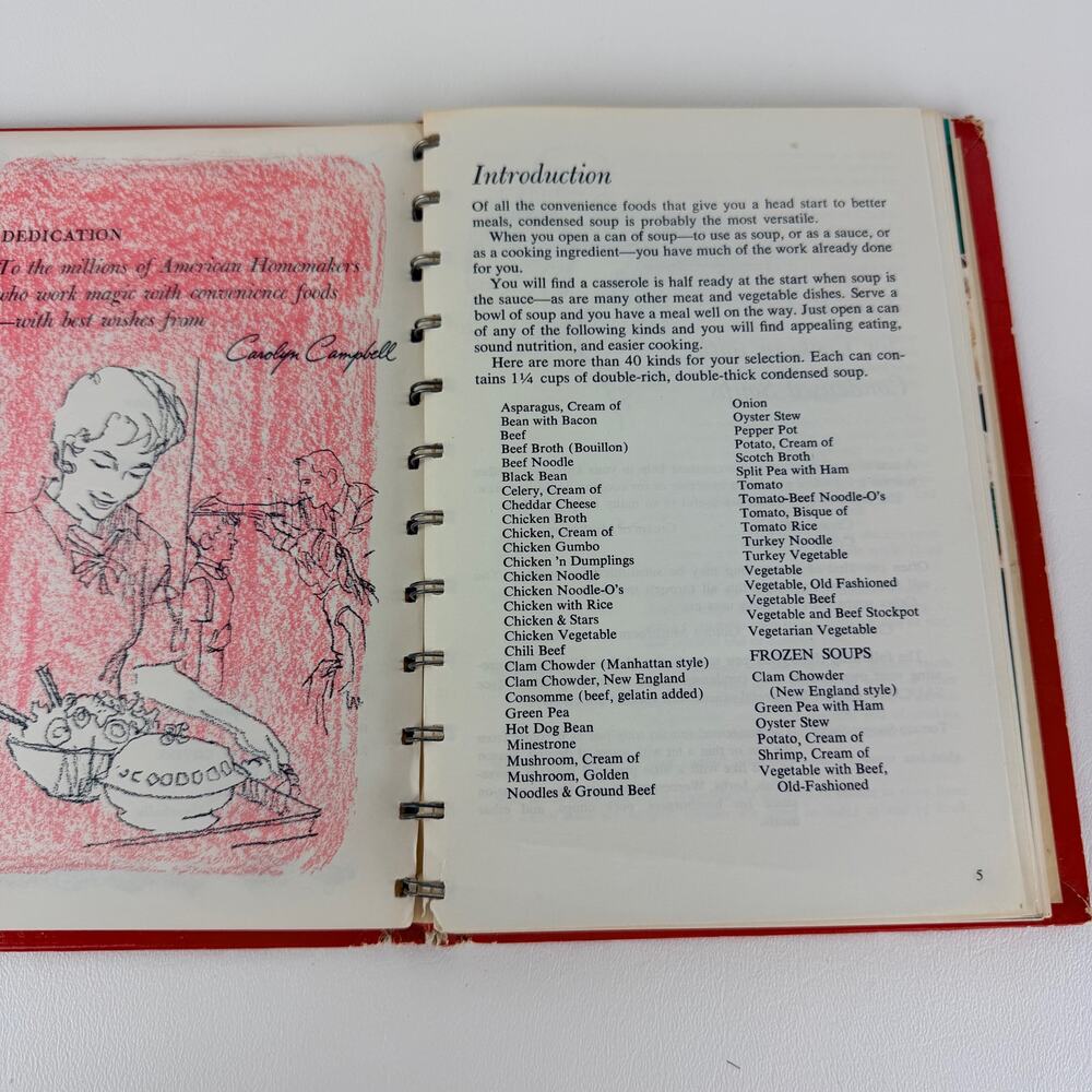Campbell Cookbook Cooking with Soup 1972 Spiral Bound - Picture 6 of 14